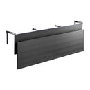 VEVOR piekarināms balkona galds 30,5 × 150 cm, salokāms balkona margu galds, kravnesība līdz 22,7 kg, piemērots margām ar biezumu 2,5–15 cm, pasniegšanas galds balkonam un terasei