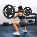 VEVOR drošības pietupienu stienis, 317,5 kg slodze, ar plecu un roku spilventiņiem, 28 mm diametrs, piemērots priekšējiem pietupieniem, izklupieniem un rehabilitācijai