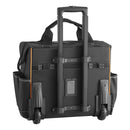 VEVOR instrumentu soma ar riteņiem, kravnesība līdz 50 kg, 25 kabatas, izturīga instrumentu soma uz riteņiem ar regulējamu teleskopisko rokturi un stabilu pamatni, instrumentu organizators elektriķiem un celtniecībai