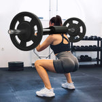 VEVOR drošības pietupienu stienis, 680 kg slodze, ar plecu un roku spilventiņiem, 32 mm diametrs, piemērots priekšējiem pietupieniem, izklupieniem un rehabilitācijai