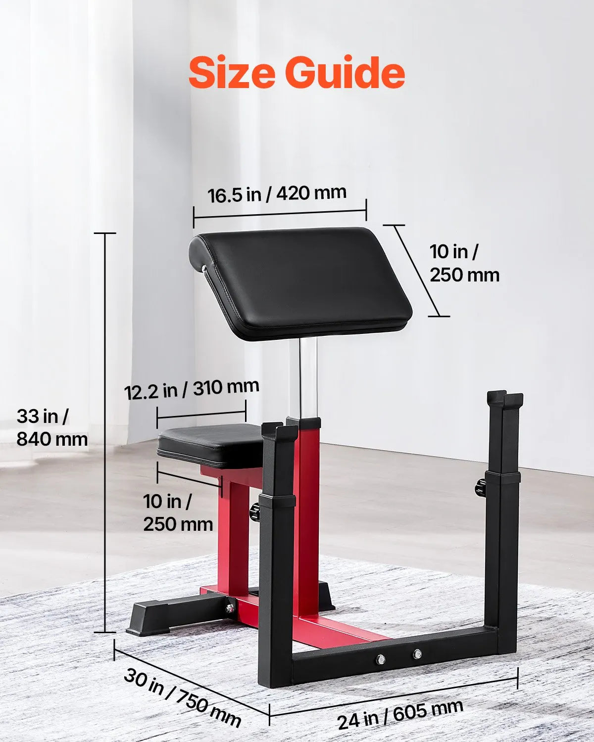 VEVOR treniņu sols ar kāju iztaisnošanas moduli, spēka treniņu sols ar bicepsu staciju hantelēm un stienim, 200 kg nestspēja, daudzfunkcionāls sols mājas sporta zālei
