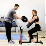 VEVOR bicepsu treniņu sols, regulējams spēka treniņu trenažieris ar stieņa un hanteles bicepsu staciju, 200 kg nestspēja, mājas sporta zālei