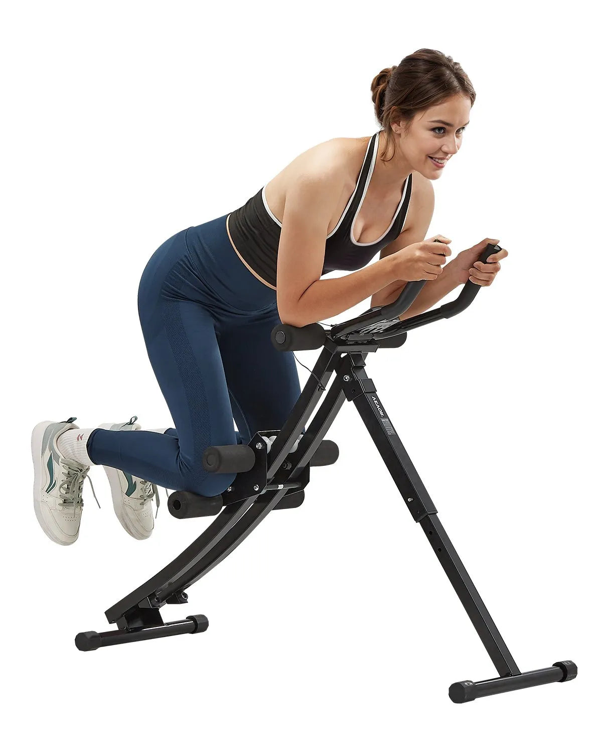 VEVOR vēdera preses trenažieris, core un vēdera muskuļu trenažieris, salokāms un regulējams fitnesa aprīkojums, 200 kg nestspēja, mājas sporta zālei