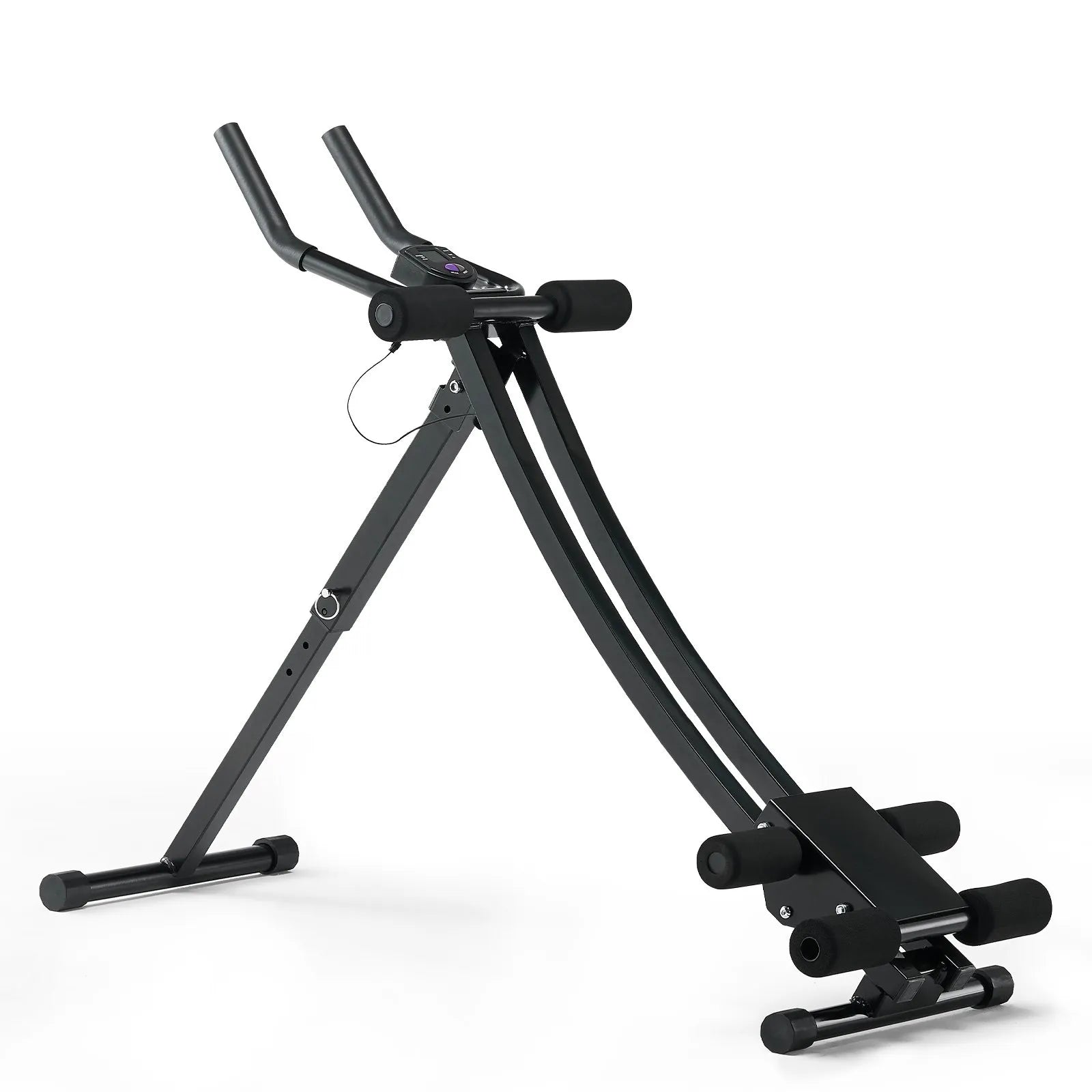 VEVOR vēdera preses trenažieris, core un vēdera muskuļu trenažieris, salokāms un regulējams fitnesa aprīkojums, 200 kg nestspēja, mājas sporta zālei