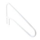 VEVOR baseina margas 137,1 × 81,3 cm, pastiprinātas nerūsējošā tērauda peldbaseina margas ar nestspēju līdz 100 kg, bezšuvju metinājums, iegremdēta vai ar pamatplāksni montējama konstrukcija lietošanai pie baseina, akvaparkos un spa centros