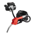 VEVOR degvielas pārsūknēšanas sūknis 230 V, 60 L/min, AC elektriskais eļļas sūknis dīzeļdegvielai, petrolejai un biodīzeļdegvielai, ar automātisku degvielas pistoli un 2 šļūtenēm, maks. pacelšana 13,7 m, piemērots transportlīdzekļiem un būvlaukumiem