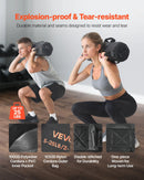 VEVOR regulējams treniņu smilšu maiss ar rokturiem, 2–11 kg, fitnesa un spēka treniņiem, melns (bez pildījuma)
