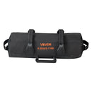 VEVOR regulējams treniņu smilšu maiss ar rokturiem, 2–11 kg, fitnesa un spēka treniņiem, melns (bez pildījuma)