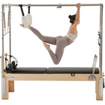 VEVOR pilates reformeris no koka ar dubulto pretestību, treniņu aprīkojums ar reformera kasti un lēciena platformu, piemērots iesācējiem un pieredzējušiem lietotājiem, slodze līdz 181 kg