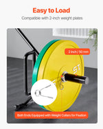 VEVOR trapeces stienis (hex bar), atvērta rāmja konstrukcija, 360 kg slodze, 50 mm diametrs, ar rievotiem rokturiem, piemērots pietupieniem, vilkmei un plecu spiedienam