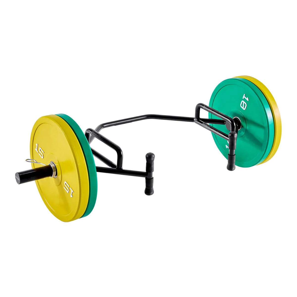 VEVOR trapeces stienis (hex bar), atvērta rāmja konstrukcija, 360 kg slodze, 50 mm diametrs, ar rievotiem rokturiem, piemērots pietupieniem, vilkmei un plecu spiedienam