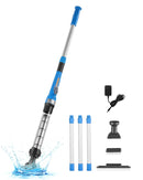 VEVOR Bezvadu rokas baseina putekļsūcējs, 8,5 GPM, ar pagarināmu kātu, spēcīga sūkšana dziļai tīrīšanai, uzlādējams baseina tīrītājs ar līdz 1 stundai darbības laiku, paredzēts virszemes un iebūvējamiem baseiniem un spa