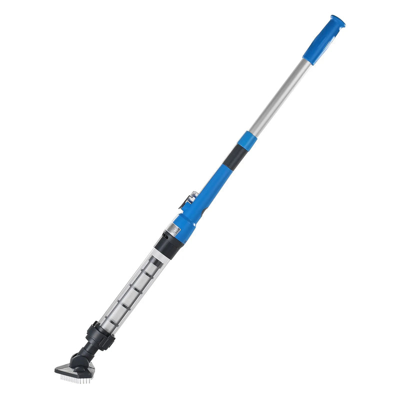 VEVOR Bezvadu rokas baseina putekļsūcējs, 8,5 GPM, ar pagarināmu kātu, spēcīga sūkšana dziļai tīrīšanai, uzlādējams baseina tīrītājs ar līdz 1 stundai darbības laiku, paredzēts virszemes un iebūvējamiem baseiniem un spa