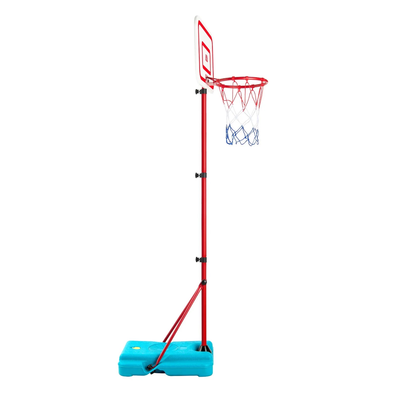 VEVOR Bērnu basketbola statīvs ar regulējamu augstumu un uzpildāmu pamatni, pārnēsājams basketbola komplekts iekštelpām un pagalmam, piemērots bērniem 3–8 gadi, zēniem un meitenēm