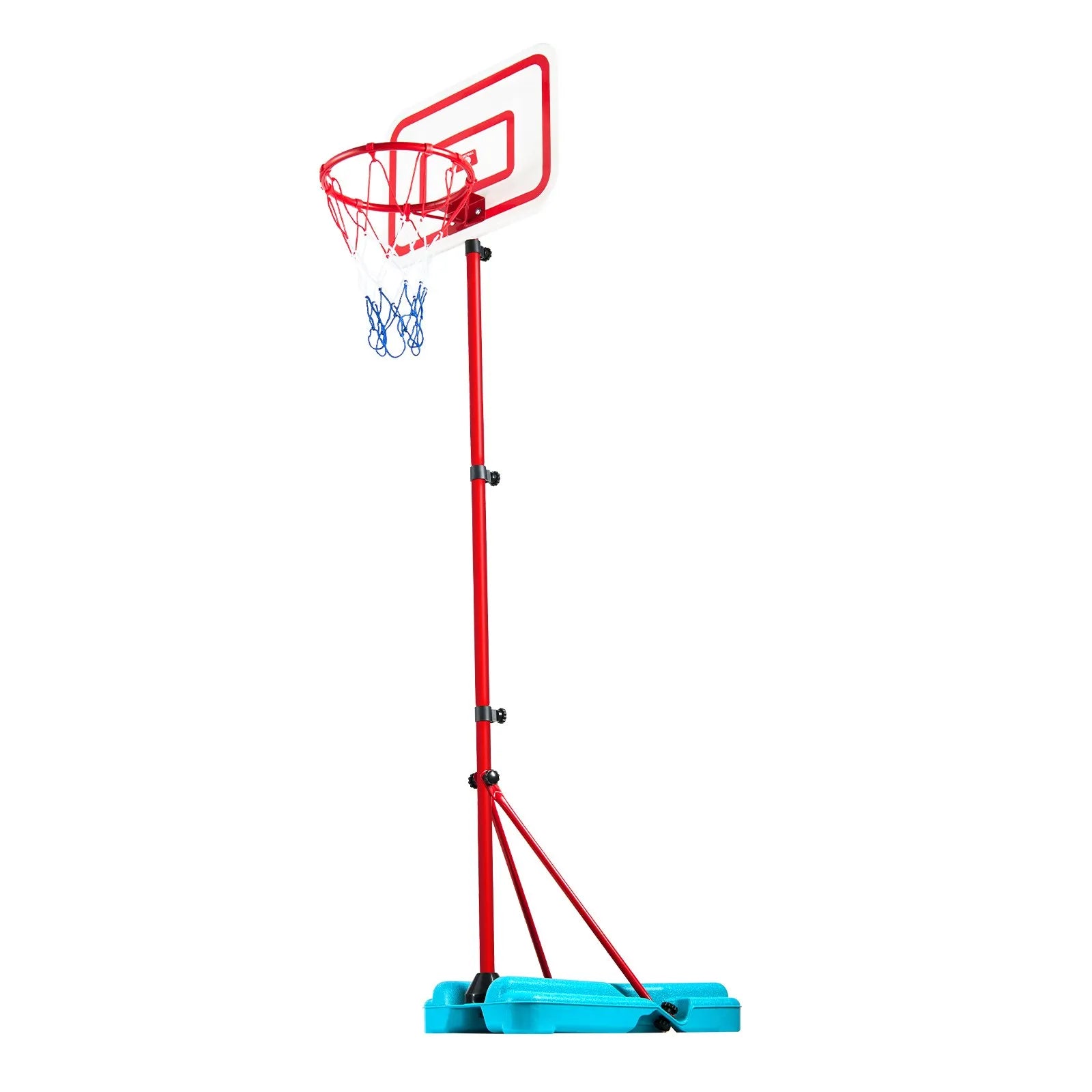 VEVOR Bērnu basketbola statīvs ar regulējamu augstumu un uzpildāmu pamatni, pārnēsājams basketbola komplekts iekštelpām un pagalmam, piemērots bērniem 3–8 gadi, zēniem un meitenēm