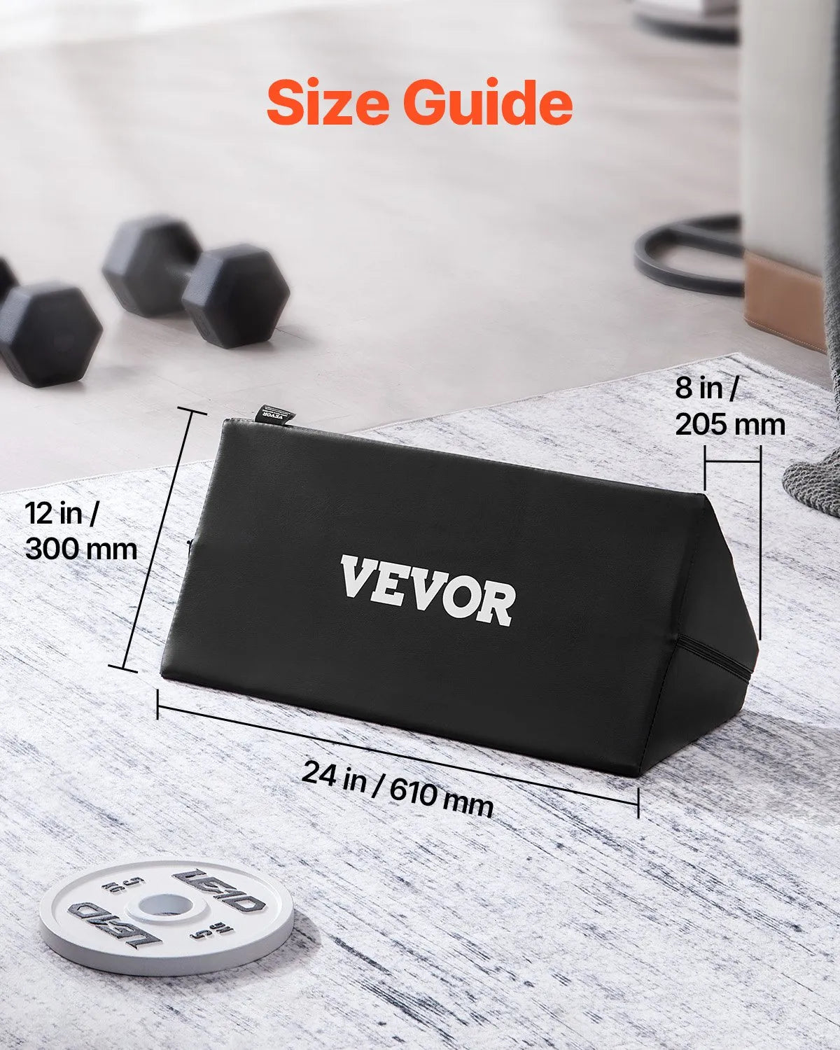VEVOR bicepsu treniņu spilvens, portatīvs preacher tipa spilvens, kompakts bicepsu vingrinājumu atbalsts no augsta blīvuma EVA putām, piemērots stieņa un hanteles vingrinājumiem, mājas sporta zālei