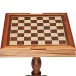VEVOR 3 vienā šaha, dambretes un bekgemona galda komplekts, 457 mm premium koka šaha galds, luksusa kombinētais spēļu galda mēbeļu komplekts, galda spēļu dāvana ģimenei