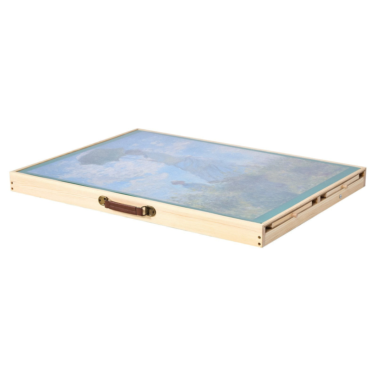 VEVOR 1500 detaļu puzles galds ar salokāmām kājām, 4 atvilktnēm un pārsegu, 86 x 63 cm pārnēsājams koka dēlis ar filca virsmu, regulējams 6 slīpuma leņķos, puzļu piederumi pieaugušajiem, dāvana mammai