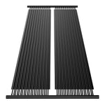 VEVOR Saules baseina sildītājs, 0,84 × 6,1 m HDPE saules kolektora panelis (2 gab.), izturīgs un laikapstākļu noturīgs, ar pilnu piederumu komplektu, universāls risinājums ūdens temperatūras paaugstināšanai virszemes un iebūvējamiem baseiniem
