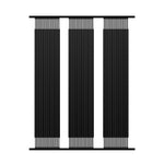 VEVOR Saules baseina sildītājs, 1,22 × 3,05 m HDPE saules paneļi (4 gab.) ar pilnu piederumu komplektu, izturīgi un laikapstākļu noturīgi, universāli ūdens temperatūras paaugstināšanai, piemēroti virszemes un iebūvējamajiem baseiniem