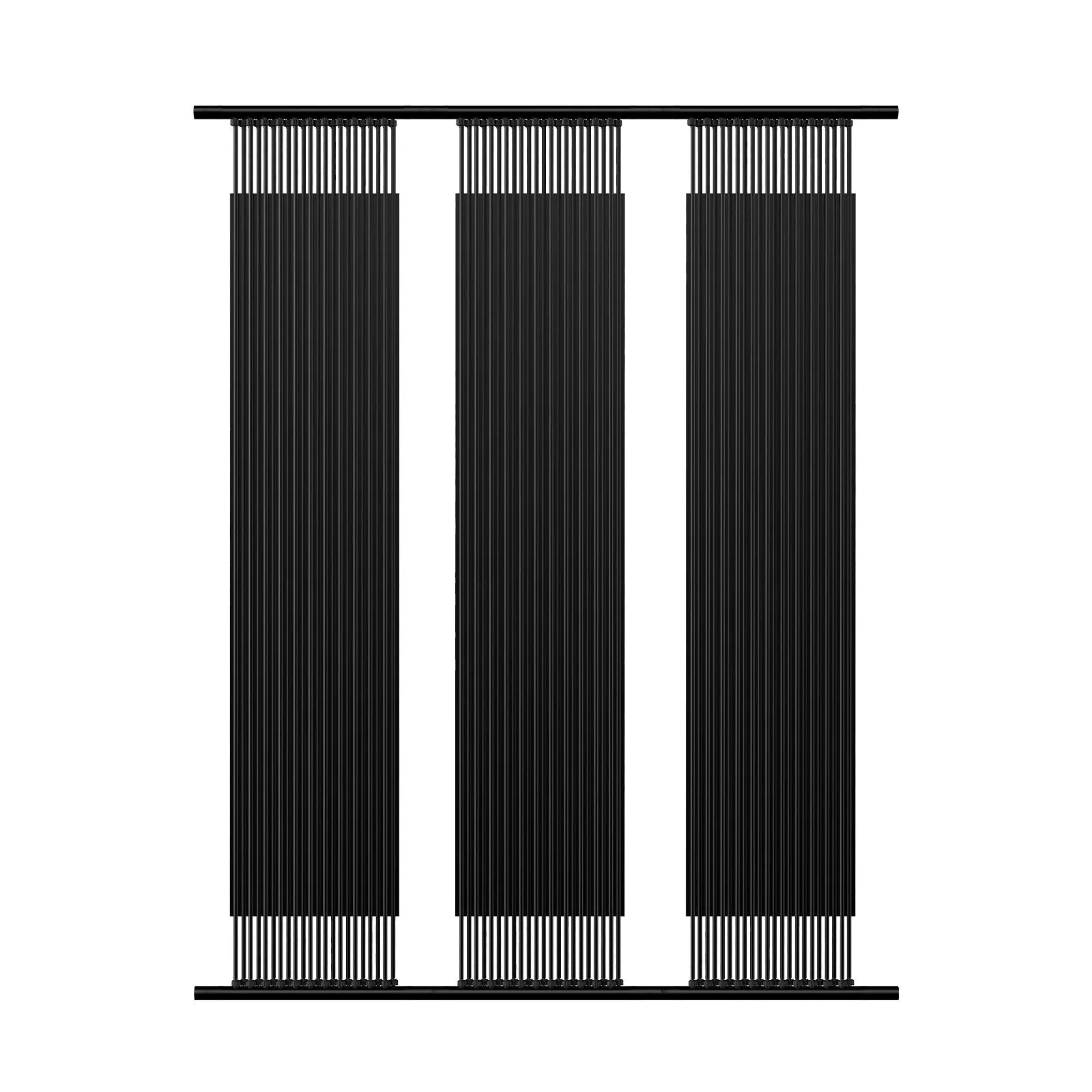 VEVOR Saules baseina sildītājs, 1,22 × 3,05 m HDPE saules paneļi (4 gab.) ar pilnu piederumu komplektu, izturīgi un laikapstākļu noturīgi, universāli ūdens temperatūras paaugstināšanai, piemēroti virszemes un iebūvējamajiem baseiniem