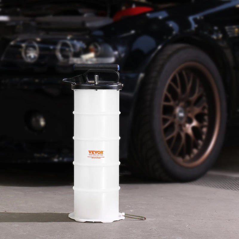 VEVOR šķidruma ekstraktors 6,5 l manuāls rokas eļļas maiņas vakuuma sūknis ar mērstieni un šļūteni automobiļu šķidrumu vakuuma izsūkšanai
