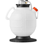 VEVOR transmisijas šķidruma sūknis 7,5 l manuāls ATF uzpildes komplekts ar 8 adapteriem un 120 cm izplūdes šļūteni, eļļas ekstraktors ar HDPE tvertni automašīnām un zāles pļāvējiem