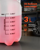 VEVOR transmisijas šķidruma sūknis 3 l manuāls šķidruma pārsūknēšanas sūknis ar 120 cm šļūteni un HDPE tvertni, transmisijas eļļas uzpildes sistēma ar PTFE lenti