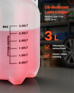 VEVOR transmisijas šķidruma sūknis 3 l manuāls šķidruma pārsūknēšanas sūknis ar 120 cm šļūteni un HDPE tvertni, transmisijas eļļas uzpildes sistēma ar PTFE lenti