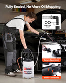 VEVOR šķidruma ekstraktors 9,5 l manuāls vakuuma eļļas maiņas sūknis ar 150 cm šļūteni un trim 120 cm pagarinājuma caurulēm, HDPE tvertne automašīnām, zāles pļāvējiem un laivām