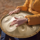 VEVOR Handpan tērauda bungas 55,9 cm ar 10 notīm D minorā ar vālīti