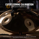 VEVOR Handpan tērauda mēles bungas 55,9 cm 12 notis D minorā ar vālīti