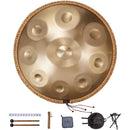 VEVOR Handpan tērauda mēles bungas 55,9 cm ar 9 notīm D minorā ar vālītēm pieaugušajiem