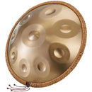 VEVOR Handpan tērauda mēles bungas 55,9 cm ar 9 notīm D minorā ar vālītēm pieaugušajiem