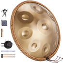 VEVOR Handpan tērauda mēles bungas 55,9 cm ar 9 notīm D minorā ar vālītēm pieaugušajiem