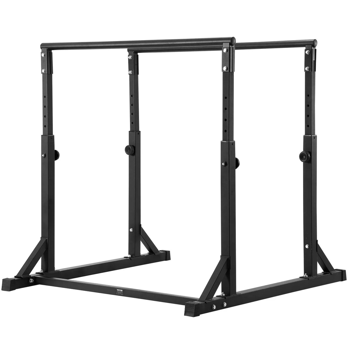VEVOR paralēlās līdztekas, 363 kg nestspēja, izturīga dipu stacija ar regulējamu augstumu, stabilizēta treniņu konstrukcija atspiešanās un spēka vingrinājumiem, mājas sporta zālei