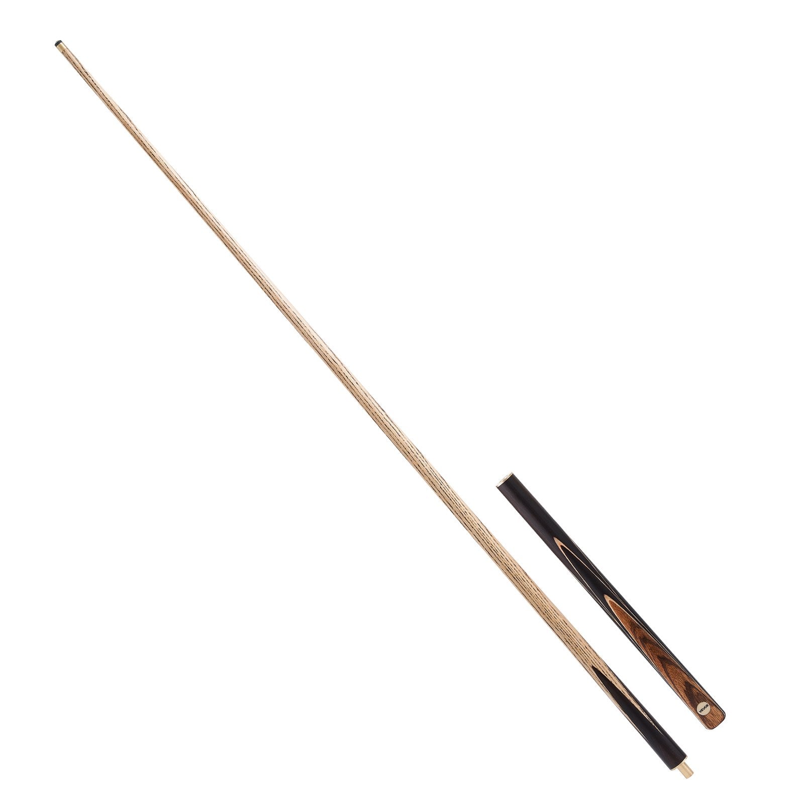 VEVOR snūkera kija 1447,8 mm, dalāma konstrukcija ar pagarinājuma stieni un 9,5 mm ādas uzgali, 538 g profesionāla biljarda kija bāram, mājai un birojam, komplektā alumīnija futrālis