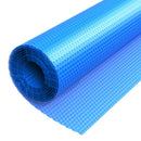 VEVOR saules baseina pārsegs, 10,97 × 5,49 m taisnstūra saules burbuļu sega, 0,2 mm PE materiāls, siltuma uzkrāšana dienā un saglabāšana naktī, zila