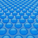 VEVOR saules baseina pārsegs, 10,97 × 5,49 m taisnstūra saules burbuļu sega, 0,2 mm PE materiāls, siltuma uzkrāšana dienā un saglabāšana naktī, zila