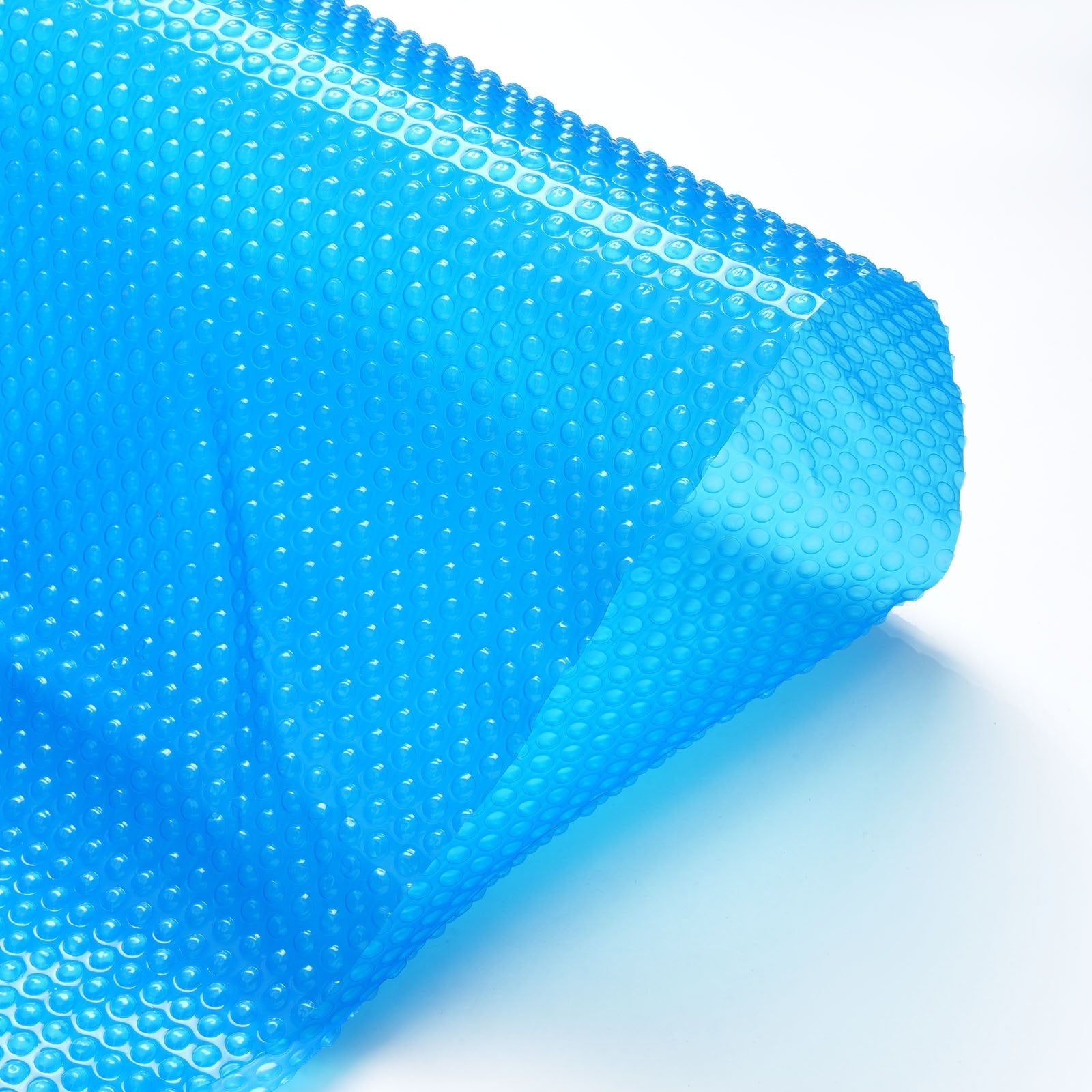 VEVOR saules baseina pārsegs apaļiem baseiniem, Ø3,05 m saules sega iebūvētiem un virszemes peldbaseiniem, 0,38 mm, zila