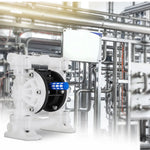 VEVOR pneimatiskais dubultās membrānas sūknis 26,5 L/min, 6,9 bar, polipropilēna ūdens sūknis ar 13 mm ieplūdi un izplūdi, maks. pacelšanas augstums 69 m, ar noslēgtu lodveida vārstu