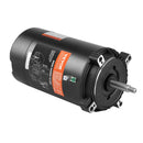 VEVOR 1 ZS baseina sūkņa motors, 56J rāmis, 115 V (9,8 A) / 230 V (4,9 A), 3450 apgr./min., 60 Hz, servisa koeficients 1,4, 90 μF/250 V kondensators, pretēji pulksteņrādītāja virzienam rotācija, apaļā atloka nomaiņas motors