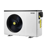 VEVOR Elektriskais baseina siltumsūknis, 2,51–11,38 kW sildīšanas jauda, energoefektīvs invertora tipa baseina ūdens sildītājs un dzesētājs 25–50 m³ virszemes baseiniem, AC 220–240 V, 50 Hz