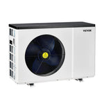 VEVOR Elektriskais baseina siltumsūknis, 2,51–11,38 kW sildīšanas jauda, energoefektīvs invertora tipa baseina ūdens sildītājs un dzesētājs 25–50 m³ virszemes baseiniem, AC 220–240 V, 50 Hz
