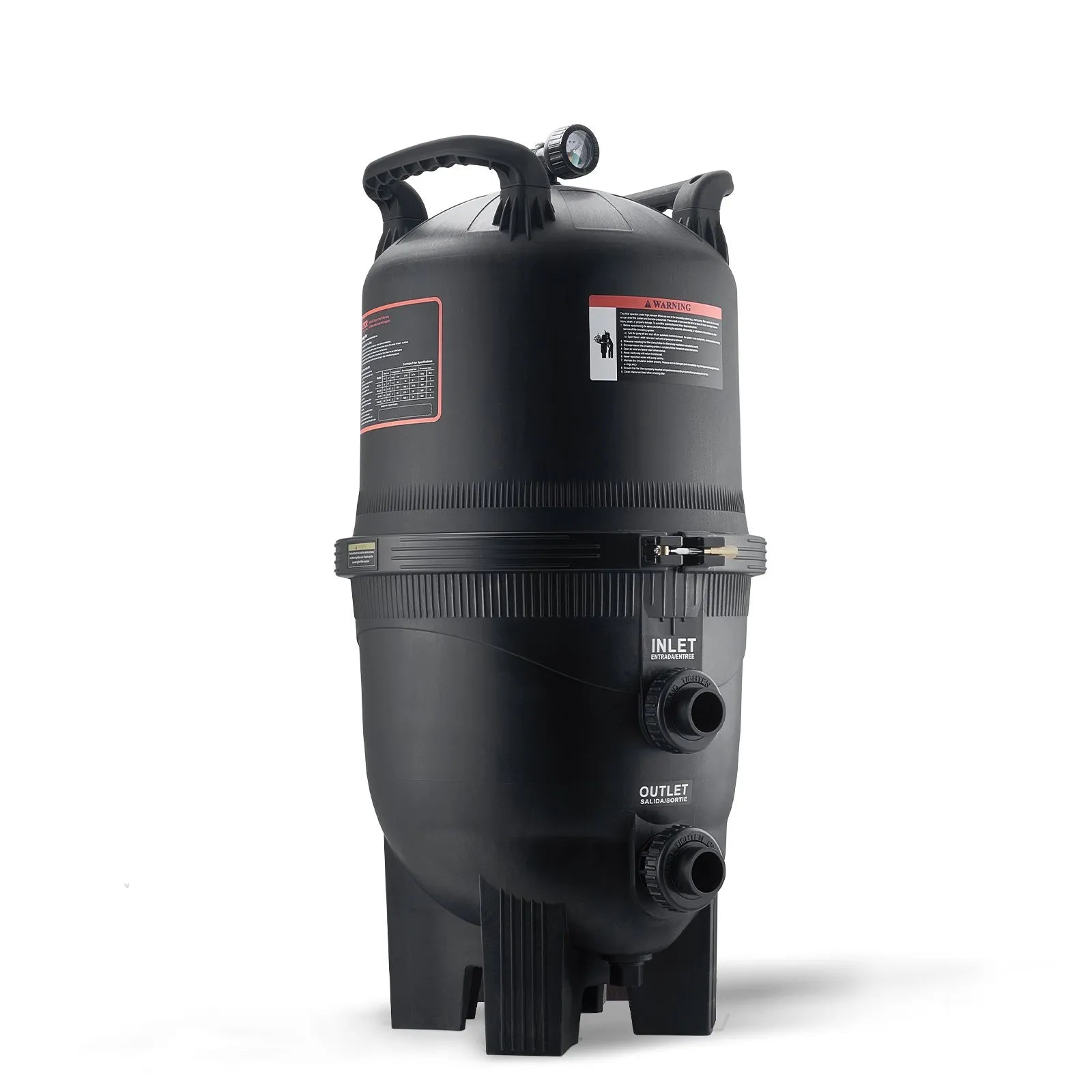 VEVOR Kārtridža baseina filtrs, 40 m² filtrācijas laukums, filtrācijas sistēma iebūvējamam un virszemes baseinam ar uzlabotu filtru un hermētisku korpusu, piemērota karstajām vannām, SPA un piepūšamajiem baseiniem