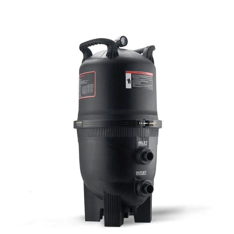 VEVOR Kārtridža baseina filtrs, 30 m² filtrācijas laukums, filtrācijas sistēma iebūvējamam un virszemes baseinam ar uzlabotu filtru un hermētisku korpusu, piemērota karstajām vannām, SPA un piepūšamajiem baseiniem