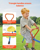 VEVOR Bērnu balansieris ar 49,9 kg slodzes ietilpību uz sēdvietu, sēdi un griezies tipa šūpoles ar 4 balsta kājām, 360° rotējošs āra rotaļu aprīkojums bērniem no 3 gadu vecuma, 4 sēdvietas