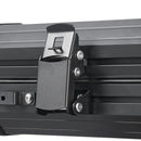 VEVOR jumta telts ar cieto alumīnija apvalku 2–3 personām ar trīskrāsu LED apgaismojumu, biezu matraci un 2 logiem, ūdensizturīga un vēja noturīga, piemērota Jeep, SUV un pikapam