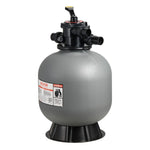 VEVOR Smilšu filtrs baseinam, 508 mm, 189,3 l/min, virszemes un iebūvējamo baseinu filtrācijas sistēma ar 7 virzienu daudzfunkciju vārstu (filtrēšana, atpakaļskalošana, skalošana, recirkulācija, iztukšošana, ziemas režīms, aizvērts)