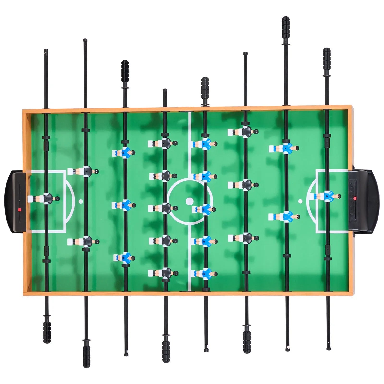 VEVOR salokāms galda futbols 106 cm, standarta izmēra iekštelpu galda futbola galds mājai, ģimenei un spēļu istabai, izturīgs komplekts ar 2 bumbiņām